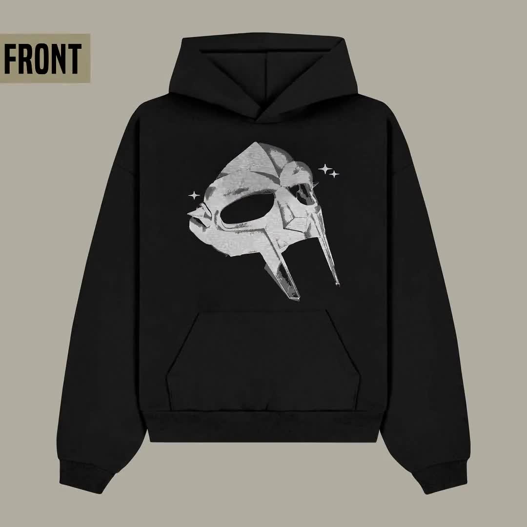 Sudadera Con Capucha De MF Doom - Diseño Oversize Unisex, Manga Larga