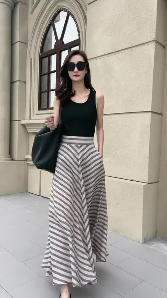 ★ Leey★ SPORTY NYLON MAXI SKIRT BLACK P0000EGZ Daily Practice by Anthropologie Sporty Nylon Maxi Skirt