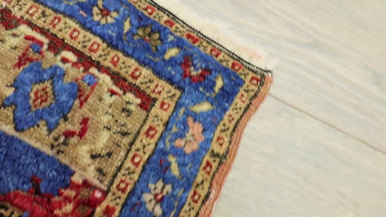 アンティーク アクサライ ゲルヴェリ ラグ 2x4 – トルコ ウシャク