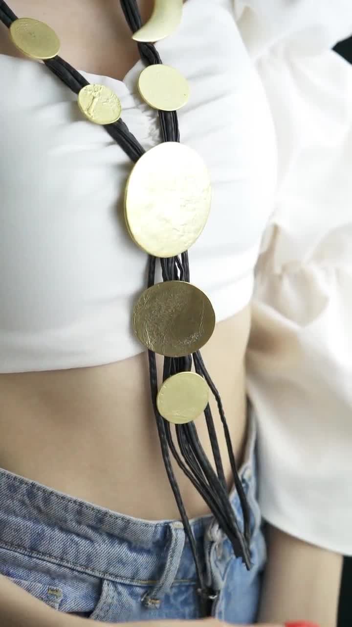 新品 soonerorlater guruguru necklace 14K Yellow Gold Faceted Bead Saturn Chain Necklace
