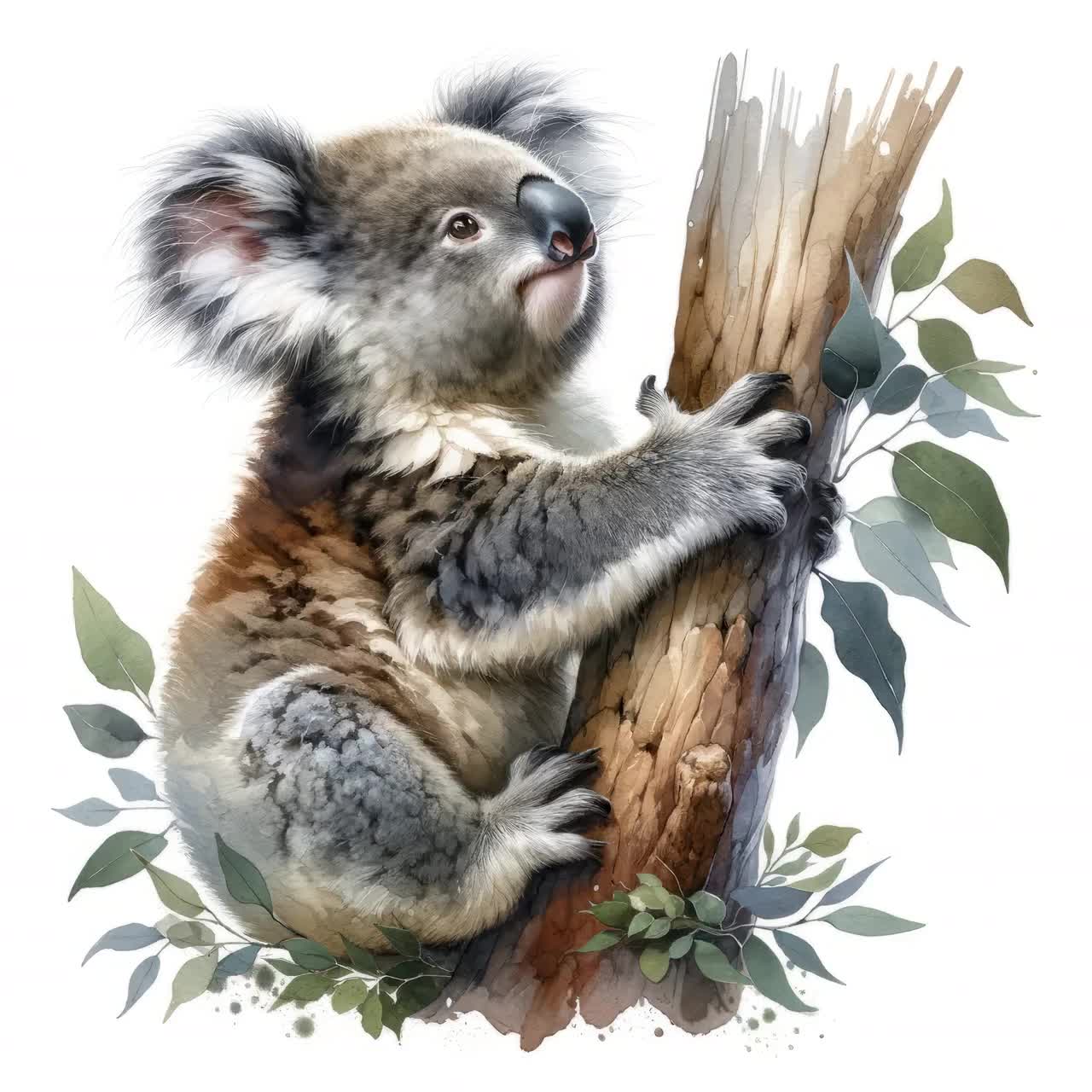 Baby Koala Clipart Clipart Bundle 10 High-quality Images Wall Art Paper  Craft Apparel Digital Prints Commercial Use 