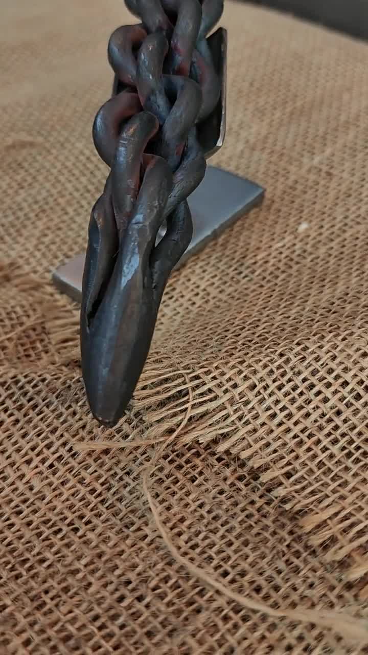 Hand Forged Iron Witch's Dagger | Athame Spike Twisted Iron - Etsy