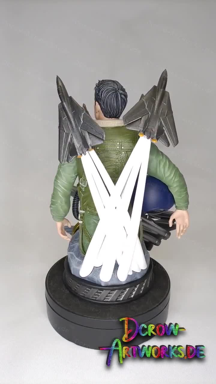 Top Gun Maverick Resin Figure - Sanix - Etsy
