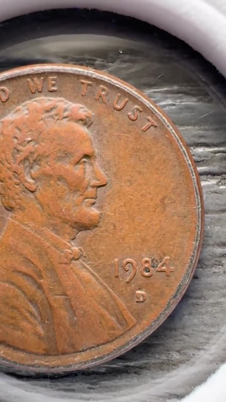 1984年 アメリカ合衆国 1セント(1ペニー)硬貨D刻印2枚(1枚WY品?) 1984年 D リンカーン記念ペニー 1セント 米国コレクターコイン - Etsy 日本