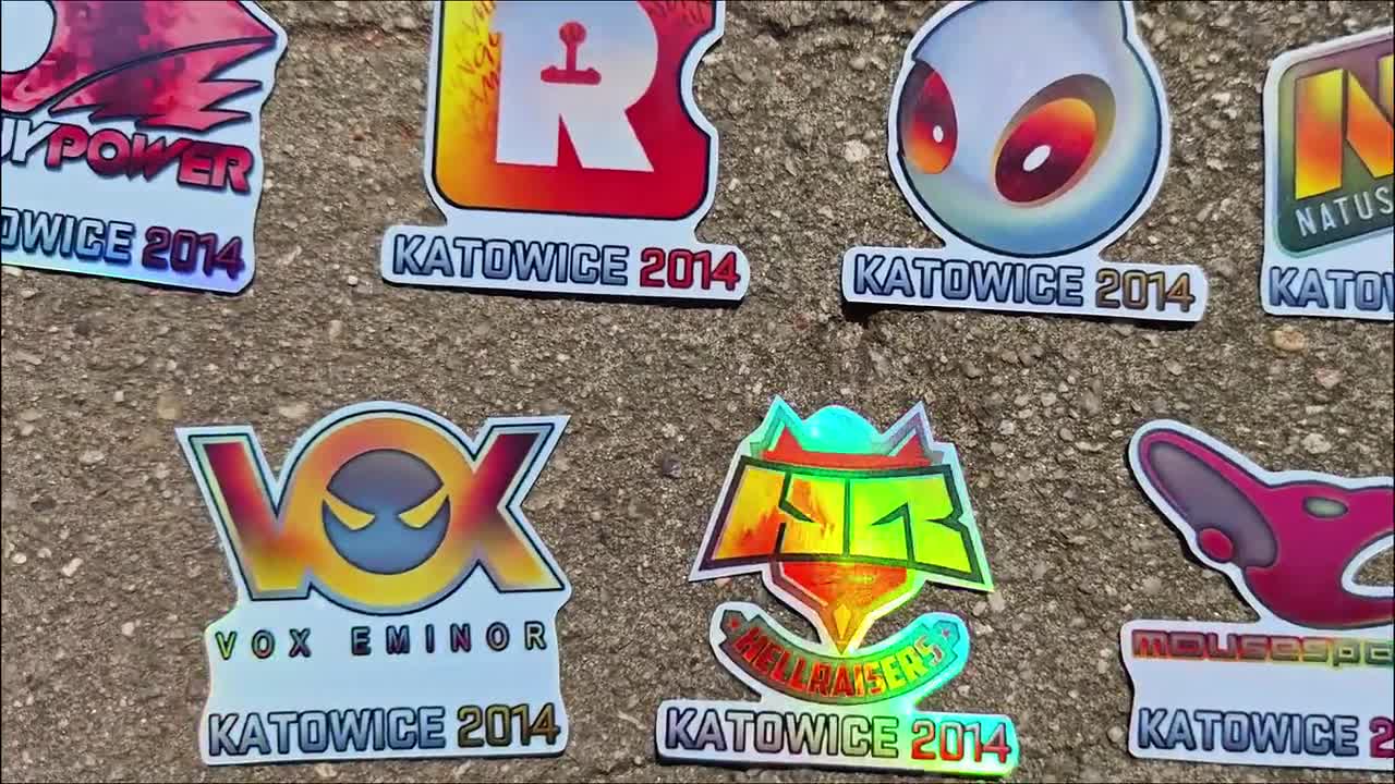 Max Holo - Katowice 2014 Holo Sticker Set CSGO CS Counter Strike