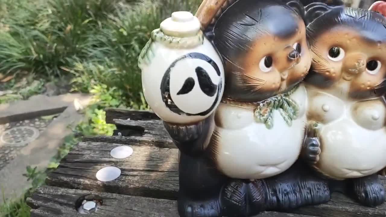 縁起物 信楽焼 タヌキ科たぬき - Etsy