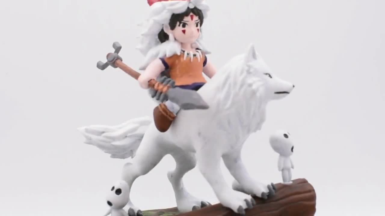 もののけ姫フィギュア – スタジオジブリにインスパイアされた3D