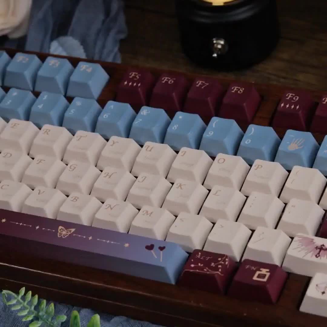 魅惑的で神秘的な月光空占星術キーキャップセット – メカニカル