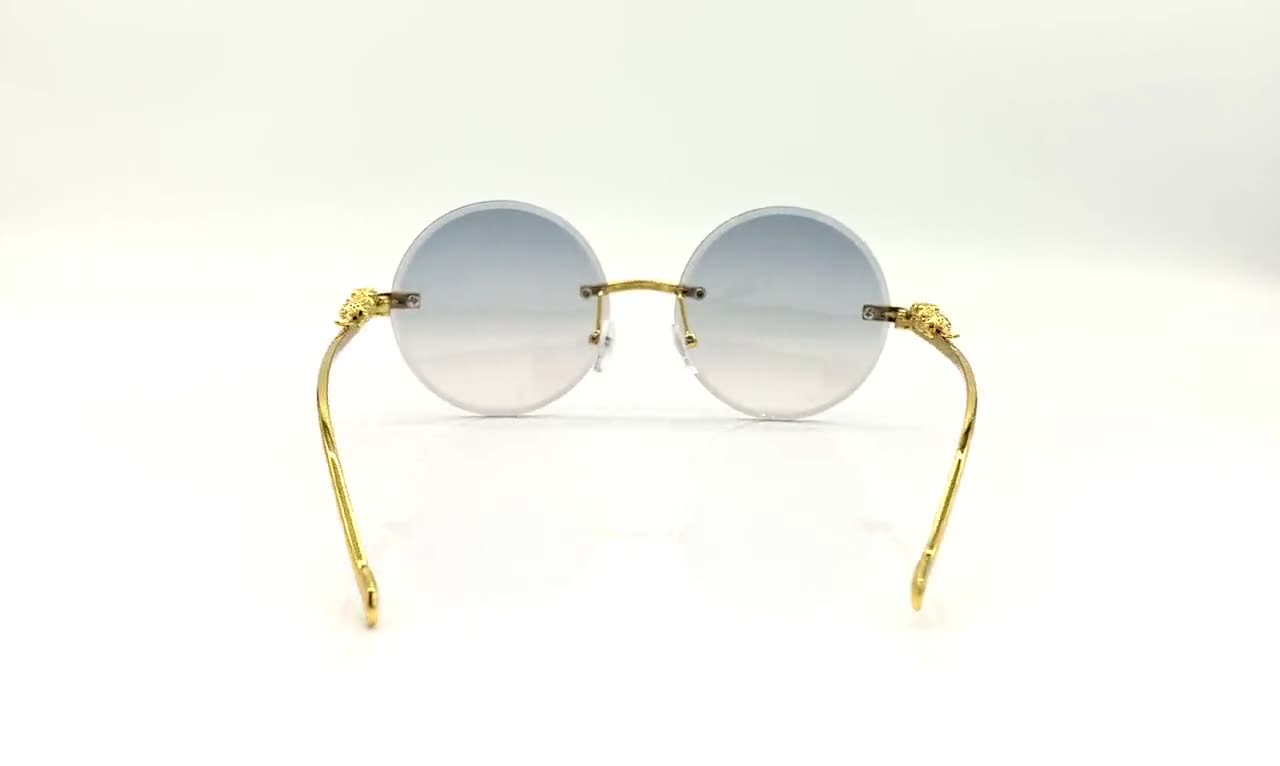Vintage Gold Frame Silver Sunglasses For Men And Women Classic Attitude  Style With UV400 Protection And Box 0259 From Luxurysunglasses, $34.01