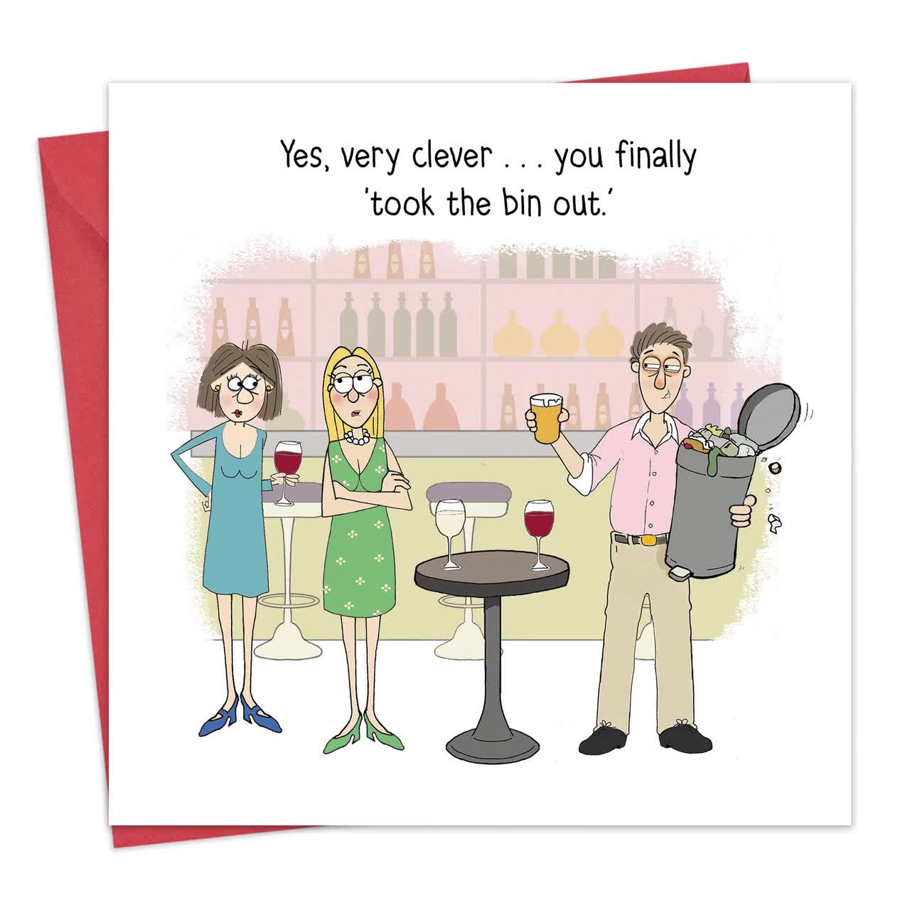 Twizler Biglietto D'Auguri Divertente Con Computer Rotto – Frase In Inglese 'Have You Tried Turning It Off...' – Vuoto Interno