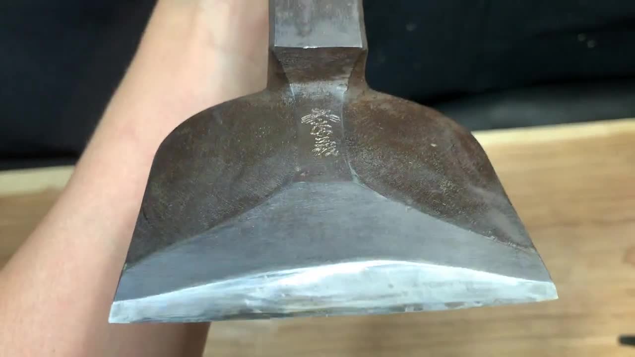 Vintage: Japanese Adze - Chona - Short Handle Version 10cm - 37cm