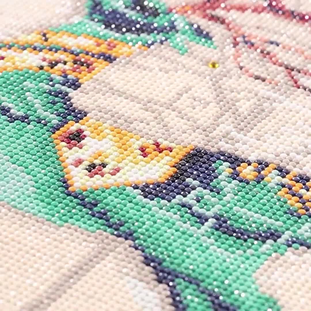 5D DIY Cartoon Anime Girl Diamond Painting Full Drill Embroidery Cross  Stitch Needlework Mosaic Home Decor Craft Gift -  Norway