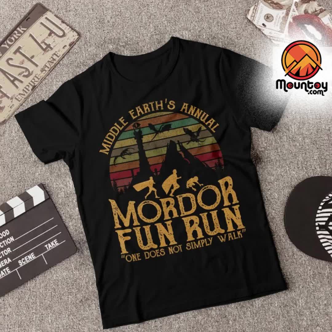 Mor Dor Funr Run One Does Not Simply Walk Shirt Mor Dor Funr Run One Does Not Simply Walk Shirt