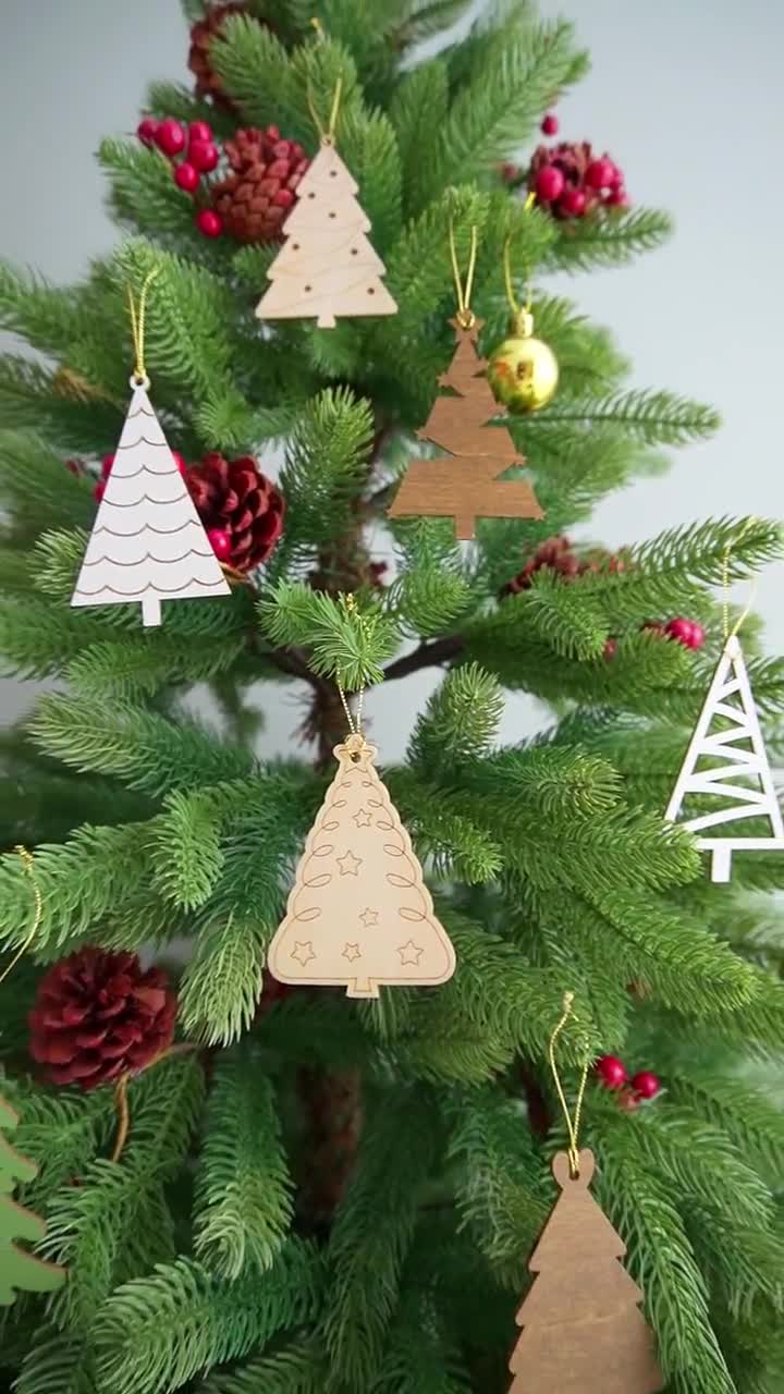 クリスマスツリーオーナメントセット、ミニマリストデコレーション