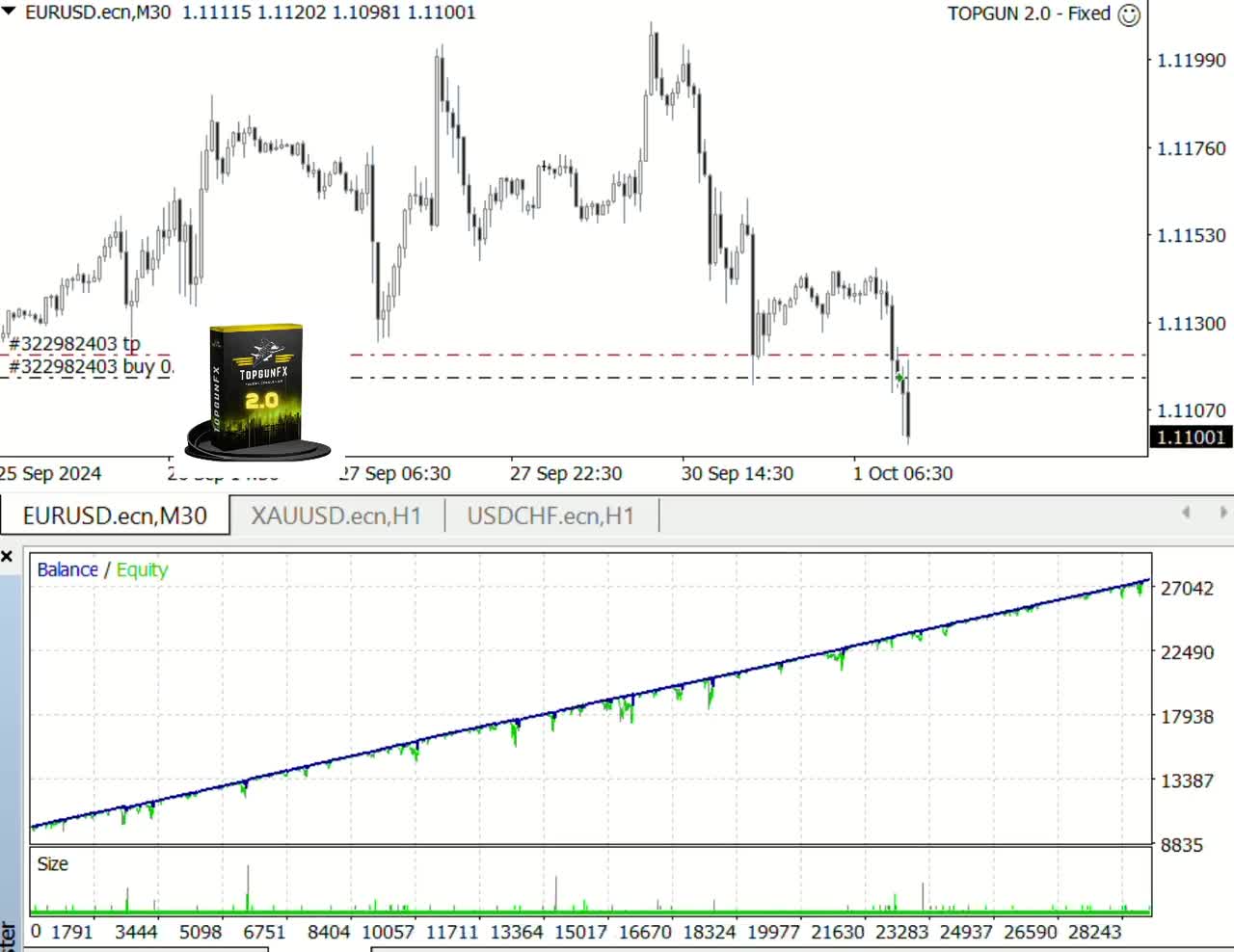TOPGUN 2.0 EA MT4 Grid System