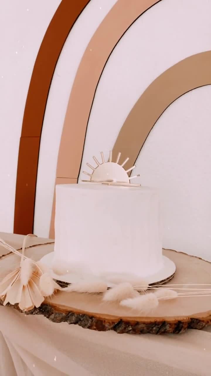 Rainbow Heigh Cake Topper 12 11 x 17 Pouces Algeria
