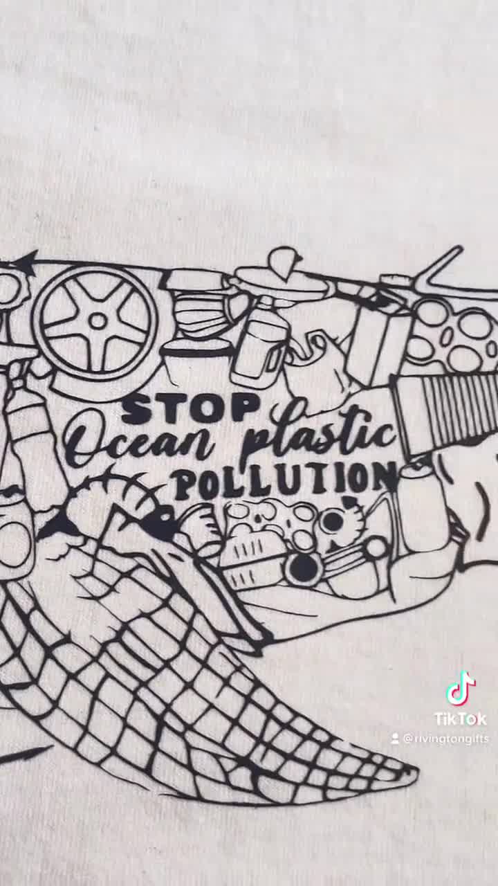 world ocean day drawing/save Ocean from plastic pollution drawing/environment  day drawing/beat plastic pollution drawing | By Easy Drawing SAFacebook