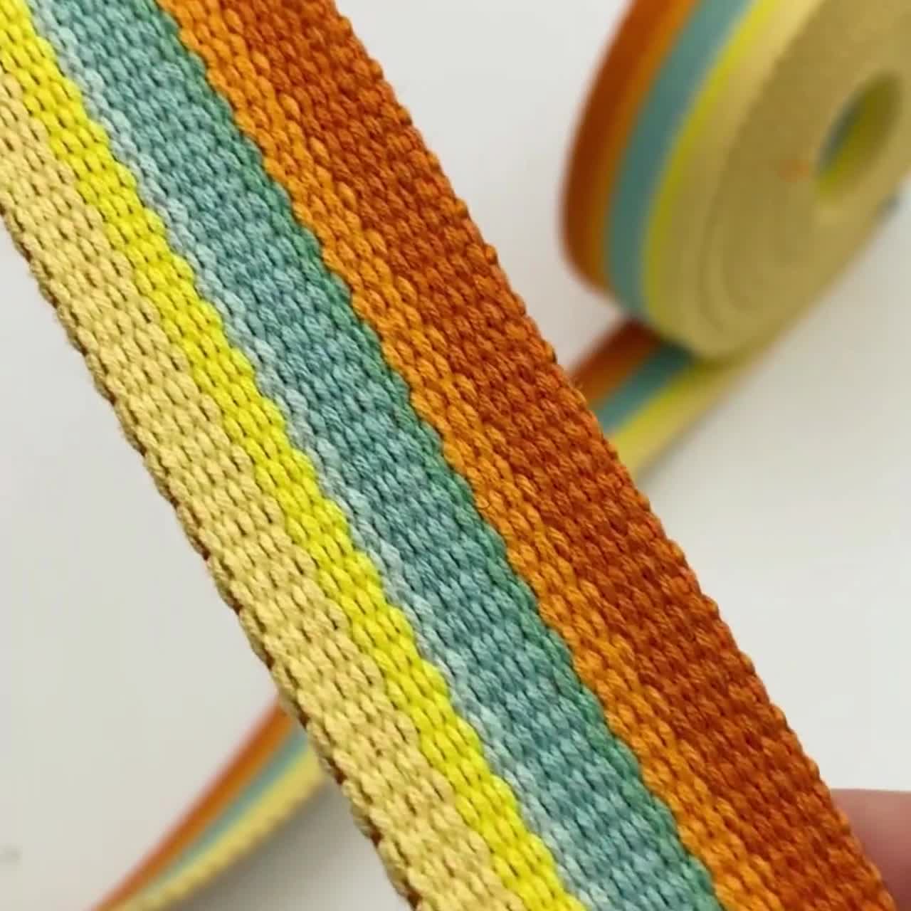 1 Inch Wide Cotton Webbing 25mm Colored Webbing by the Yard 