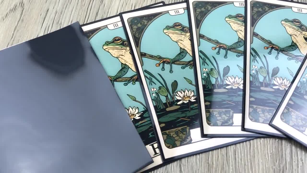 mtg frog commander deck ETLKJVBL for Card Storage Solution, Cute Cartoon for MTG Card Box and Decks, High Capacity Anime Card Sleeves for Mtg Box, Designed Specifically for Mtg Players Frog Commander Deck Mtg