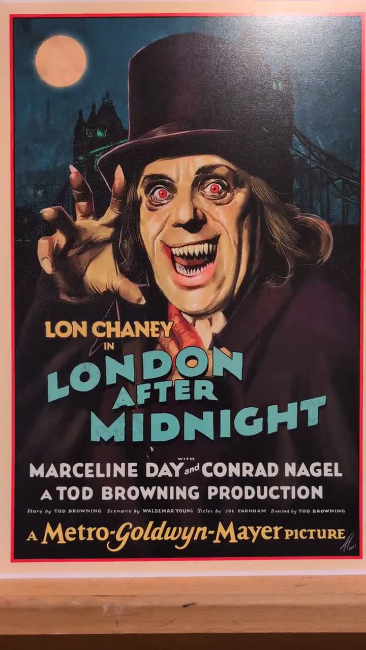 ロンドン・アフター・ミッドナイトのポスター：ロン・チェイニー