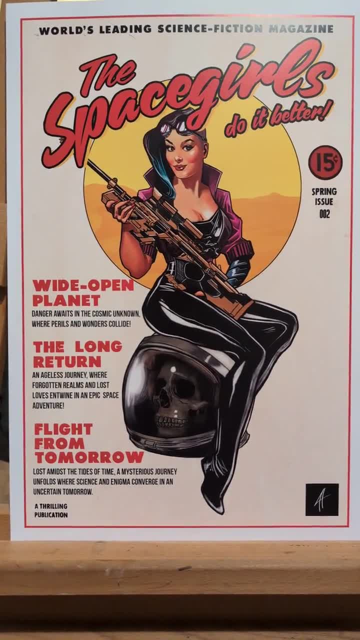 アート・デザイン・音楽 the pin-up / 2 Spacegirls Do It Better! #002 – Sci-fi, Cyberpunk, and