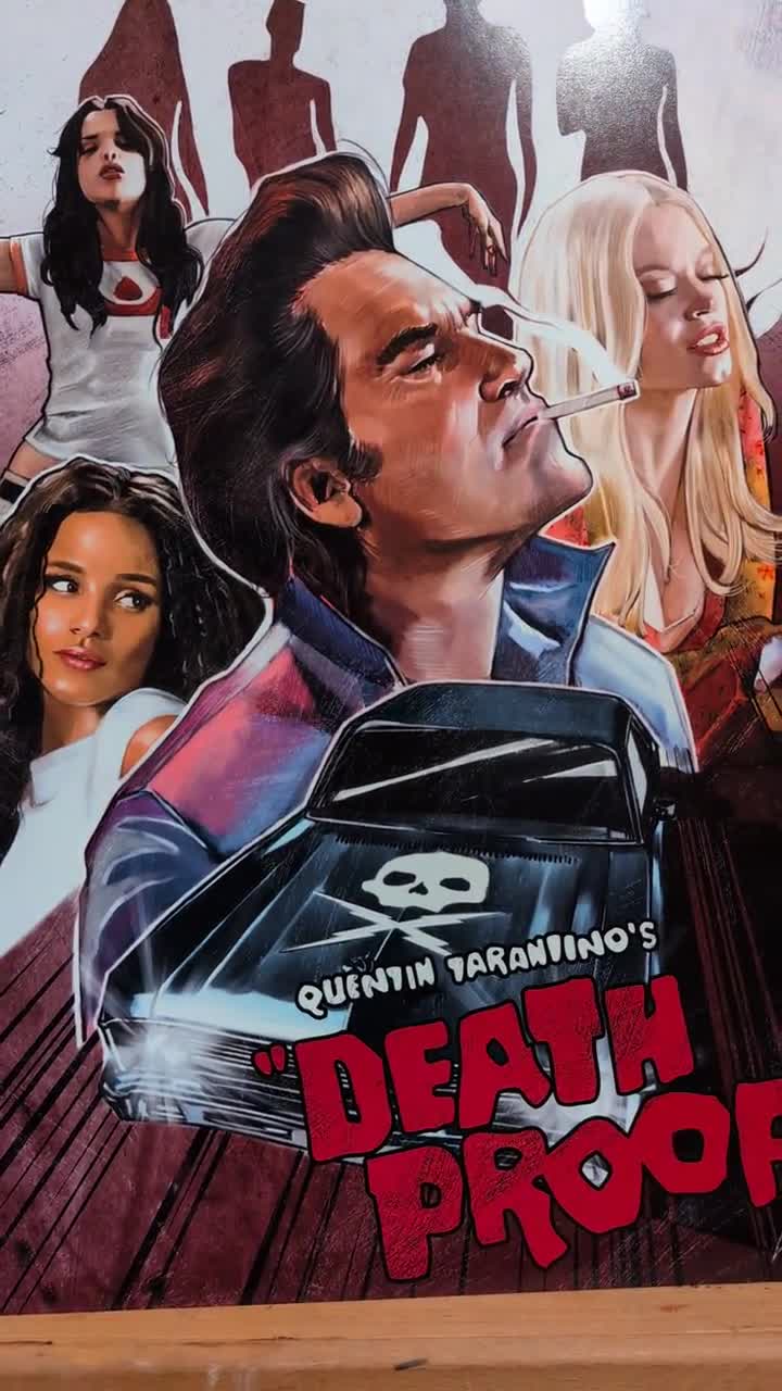 Death Proof – Grindhouse-inspired Poster – Digital Art Print