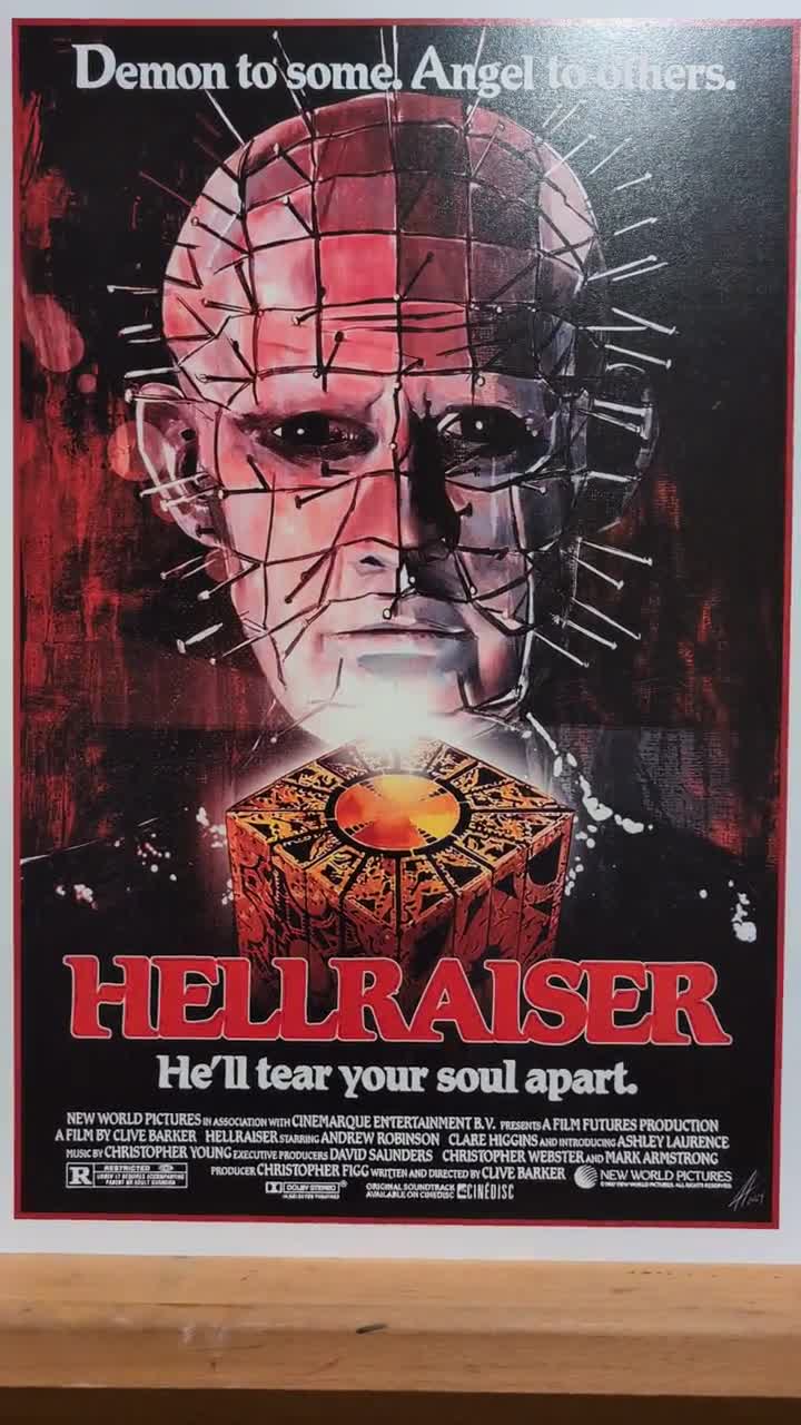 ヘルレイザー ピンヘッド（1987）映画ポスター - ウォールアート