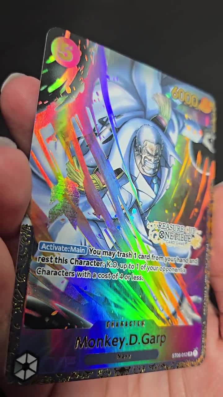 PROXY Monkey D Garp ST06-012 One Piece TCG Treasure Cup Promo
