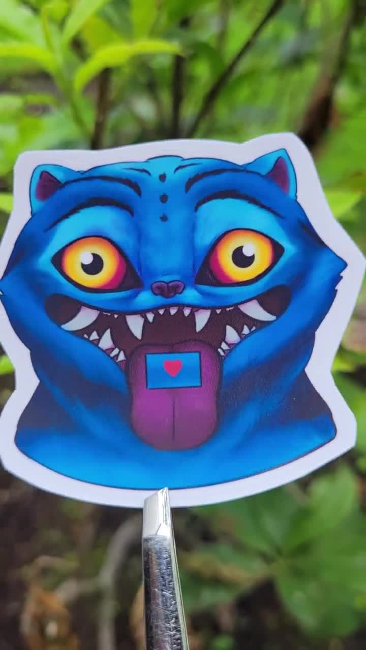 Kpop Demon Hunter Demon Tiger Love Letter Vinyl Gloss Sticker - Etsy