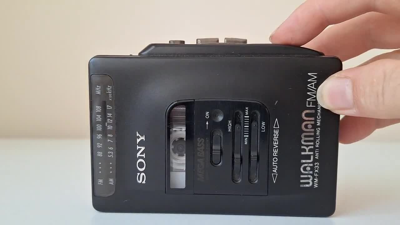 Vintage Sony Walkman Cassette Player WM FX33: Collectible Model - Etsy