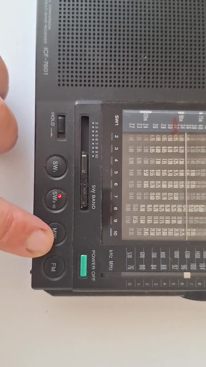 Vintage Sony ICF-7601 12 Band Worldwide Receiver: Fully Working - Etsy