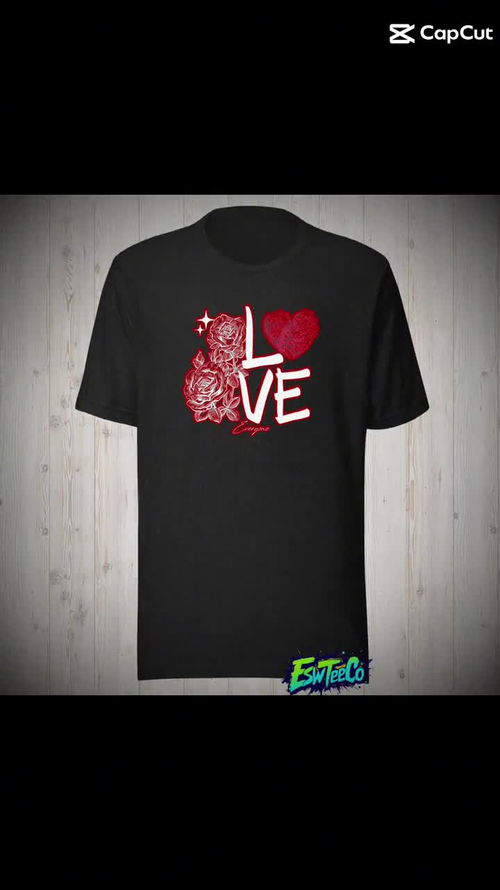 Love Everyone Graphic Tee, Unisex T-shirt - Etsy