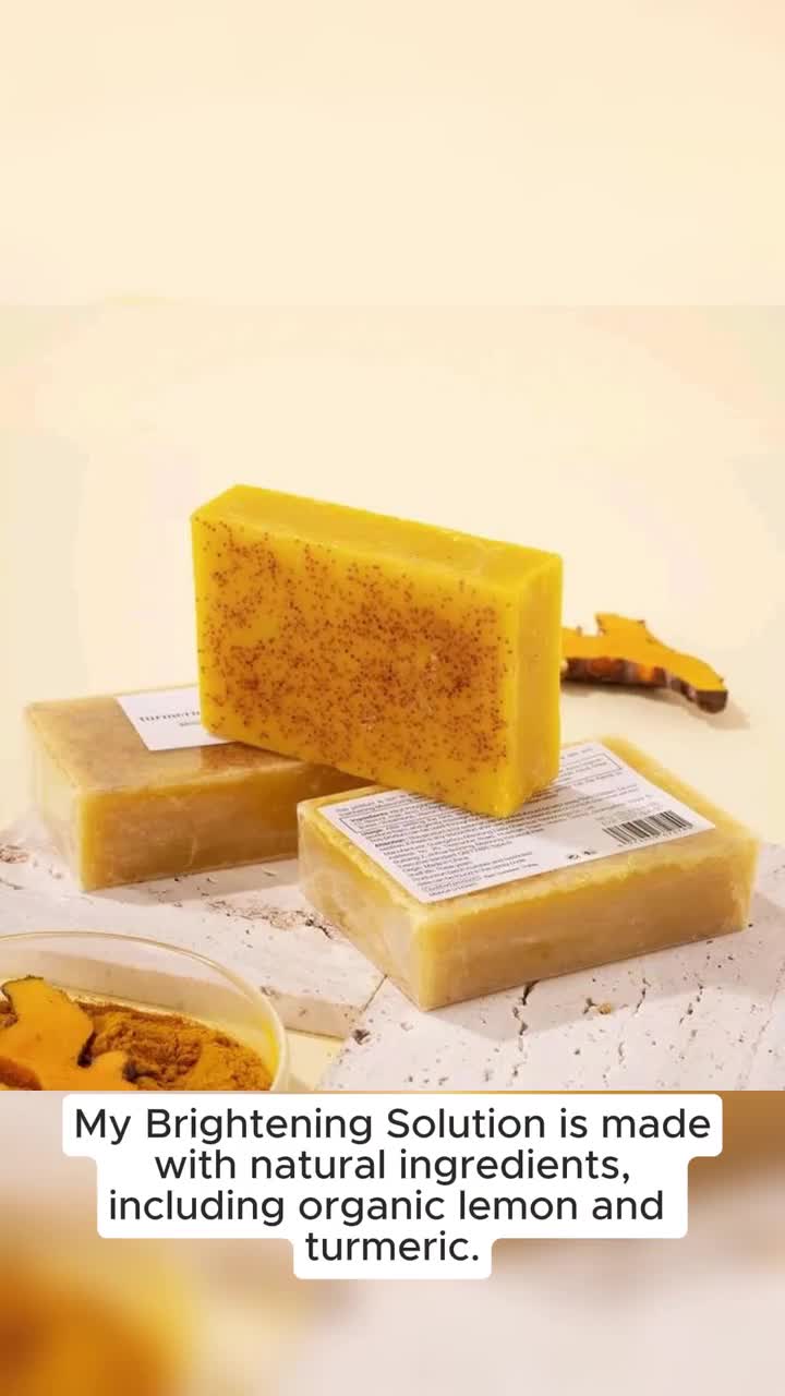 Turmeric kojic acid soap video poster