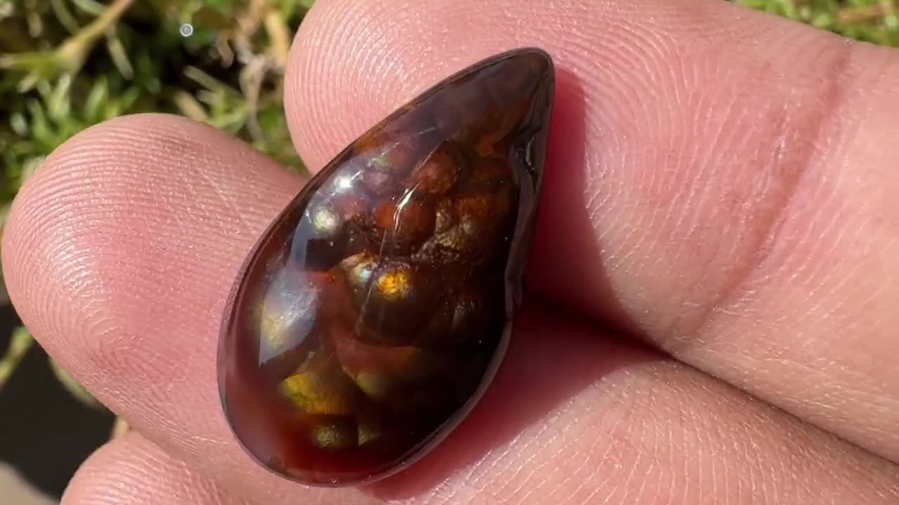 FIRE AGATE - Mexican Fire Agate Copper Fire Rare Fire Agate Loose