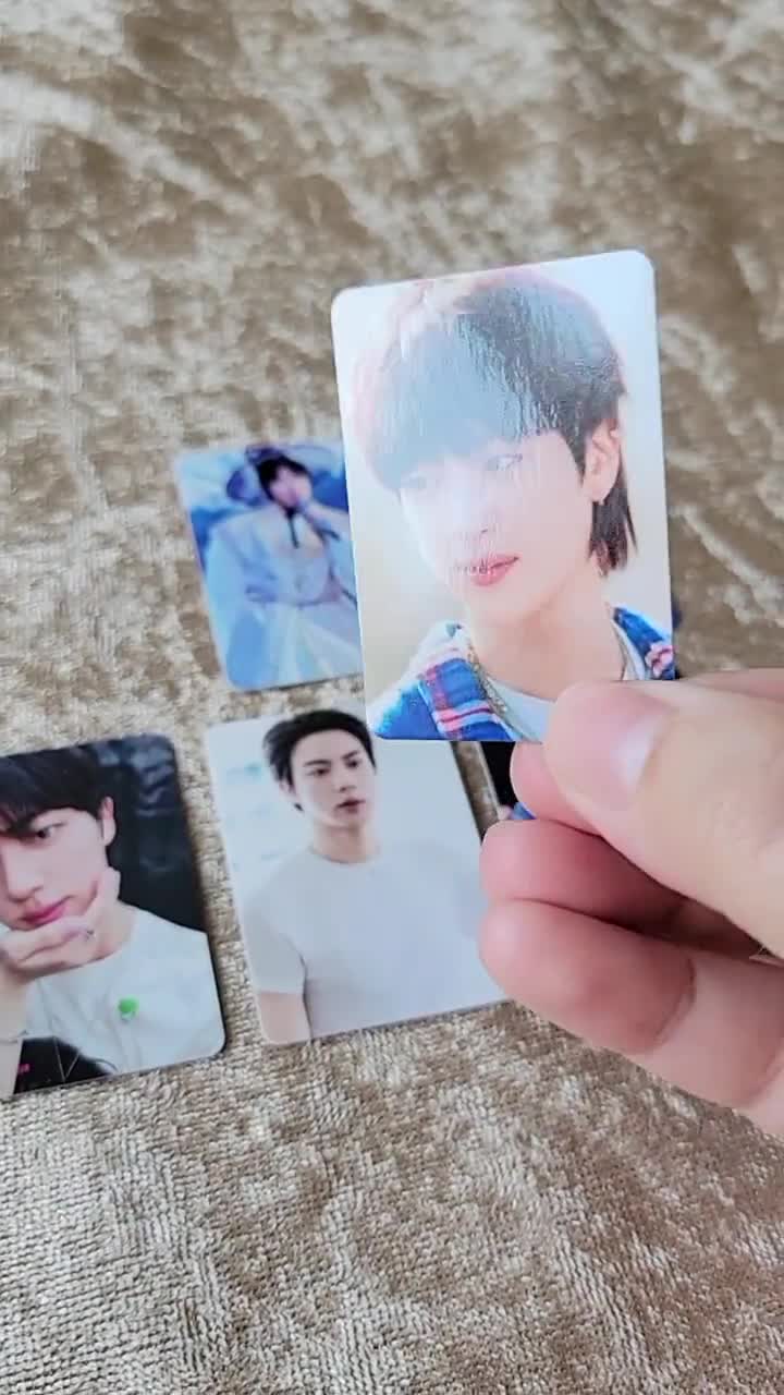 Jin Mini Photocard Set of 6 | Kim Seokjin Bias Gift for ARMY, Run