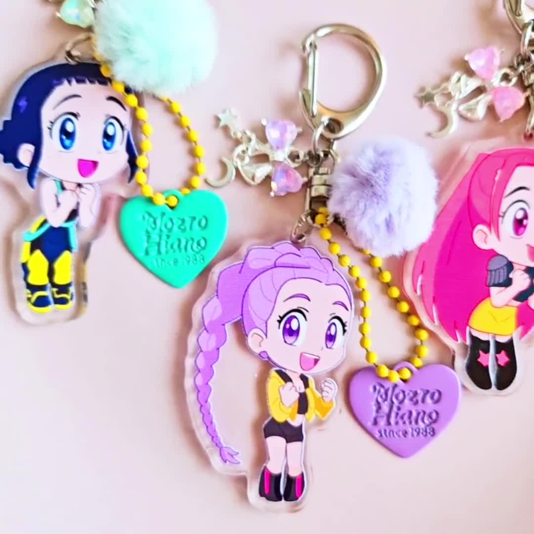 HUNTRIXキーチェーン3個セット、ルミ、ミラ、ゾーイ、Kポップ