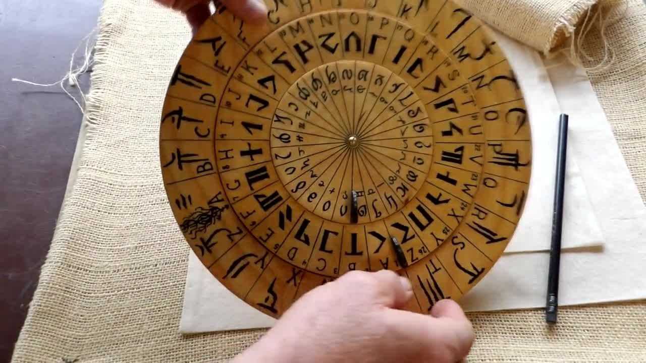 Cipher Wheel Cypher Wheel, Dwarven Dwarvish Devek, Elvin Cipher Wheel Cypher Wheel, Dwarven Dwarvish Devek, Elvin