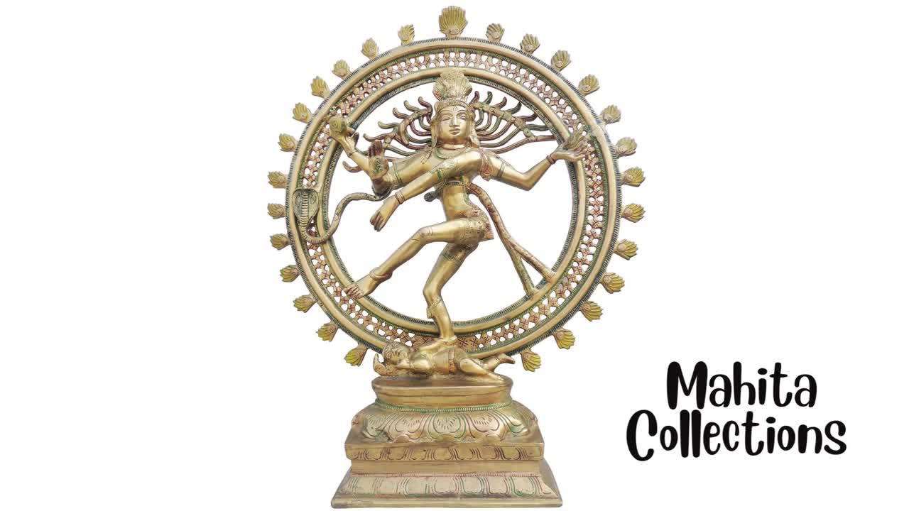 Buy Idol Collections Brass Shiva Dancing Pose Natraja Statue