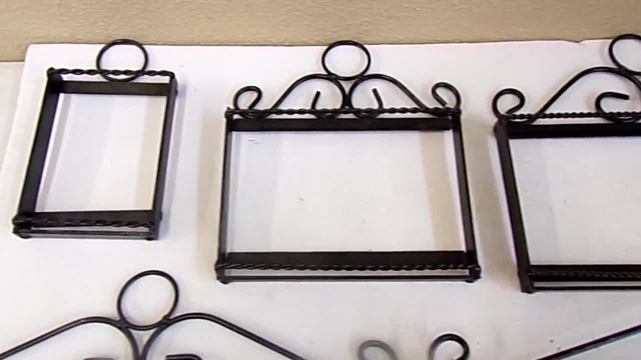 Decorative Heavy Duty Metal Horizontal Frame ONLY for 5 1/2