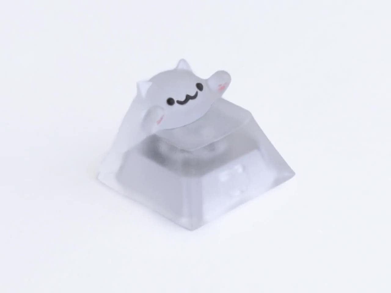 Catty keycap (Bongo cat meme inspired) - Bongo cat keycap - Artisan Keycap  for Cherry MX Keycap Mechanical Gaming Keyboards (3 colors)