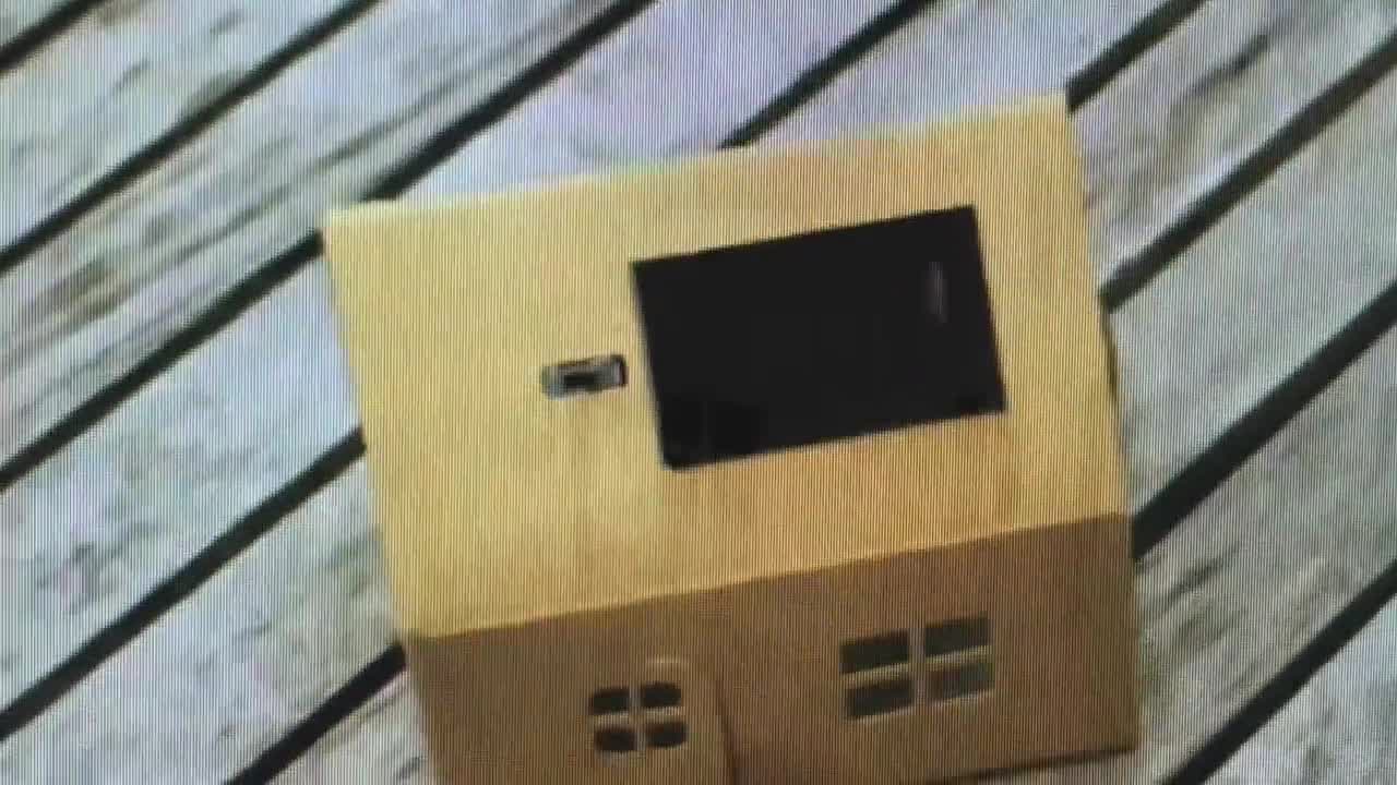 creare una casa in miniatura - how to make a miniature house - casa di  cartone - cardboard house 