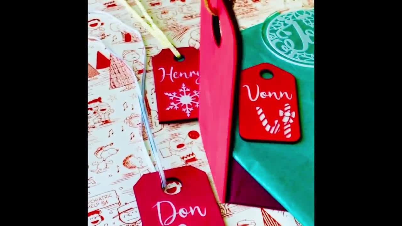 Blank Wooden Gift Tags - DIY Place Cards and Christmas Stocking Tags –  Celebrating Together