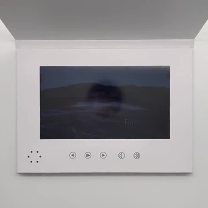 10" Video Brochure - A4 Hardback Digital Video Book With Stand, 4GB Memory & 4 Hour Battery