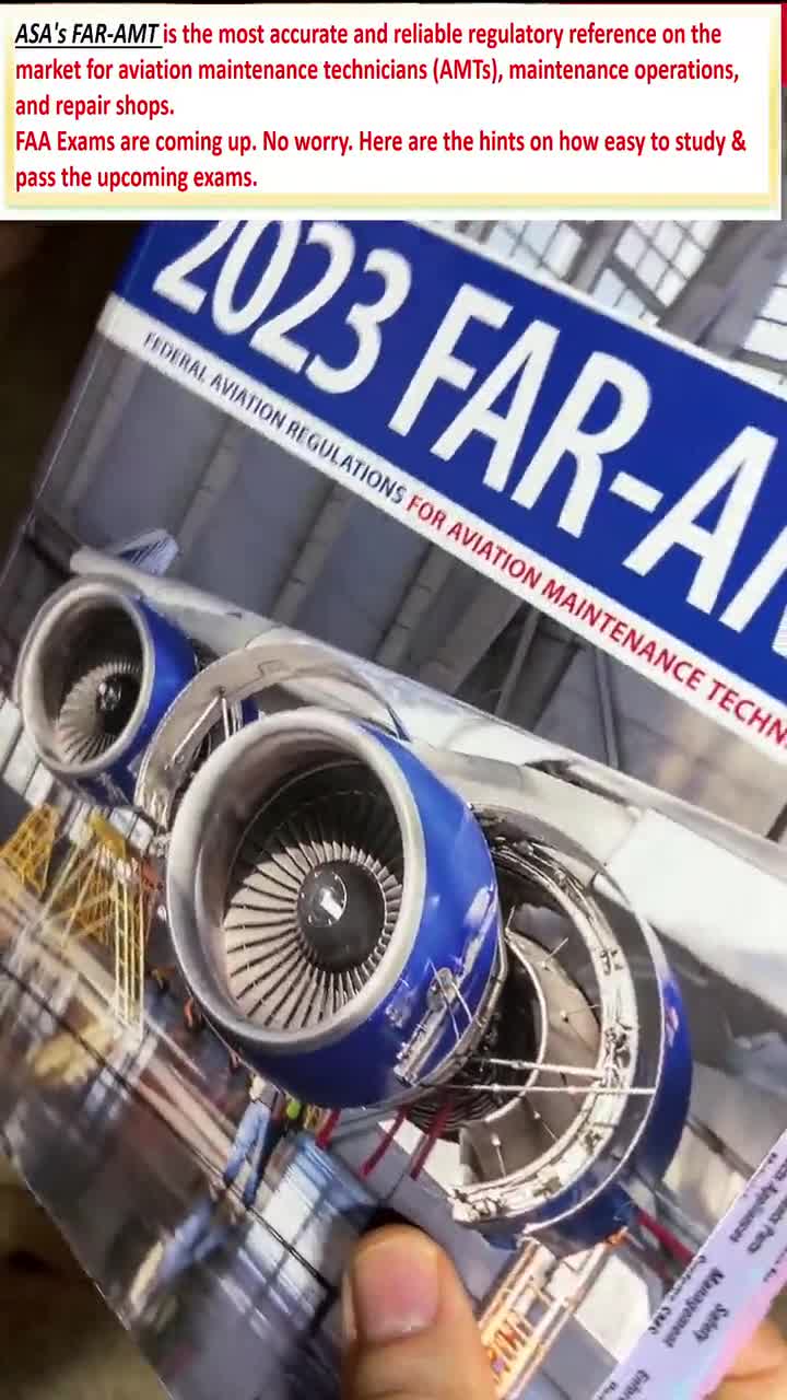 2024 Pre-tabbed Far Amt Book For Aviation Mechanics &, 51% OFF