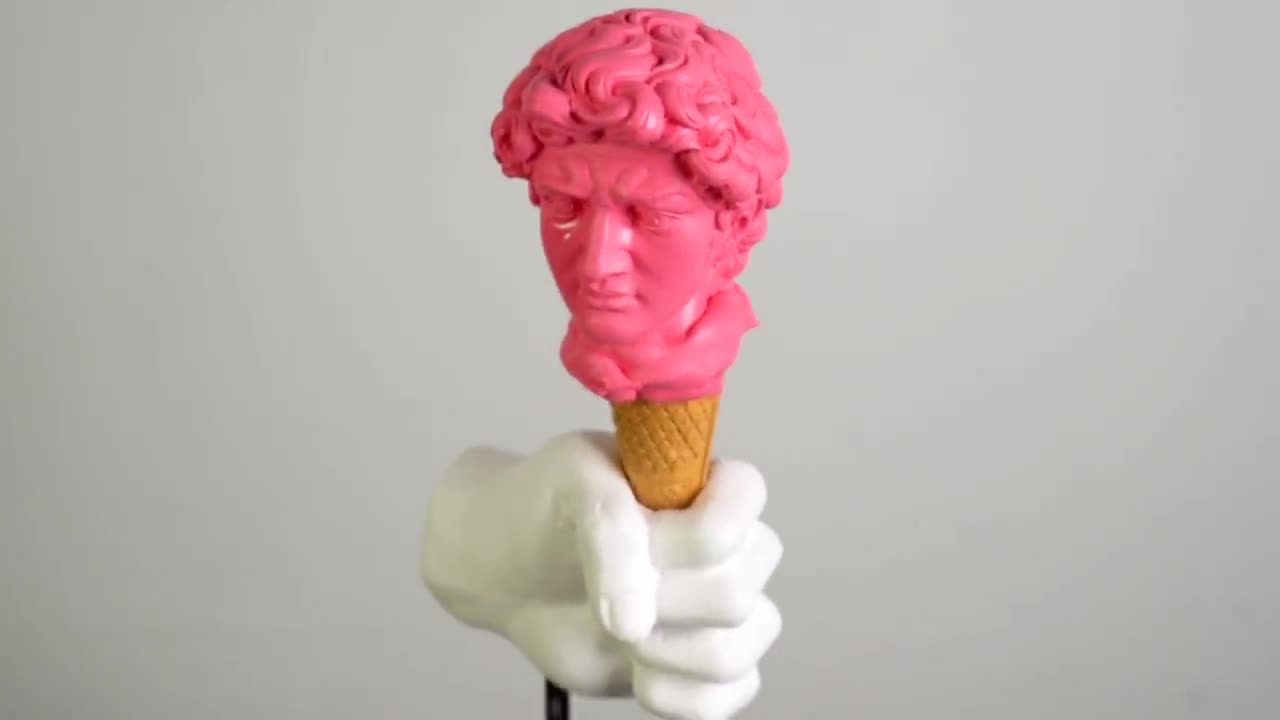 Contemporary Art - Resin sculpture - Ice Cream LV - Mahelle