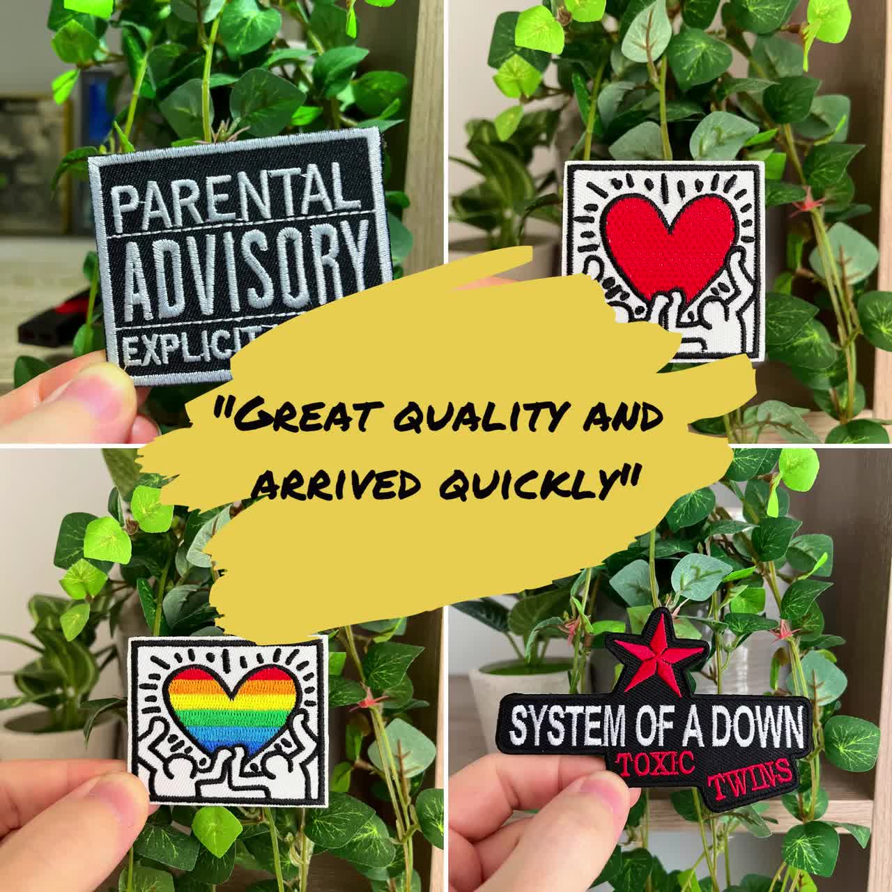 Limp Bizkit Embroidered Patch: Iron-On Rock Music Applique, image size:1280x1280