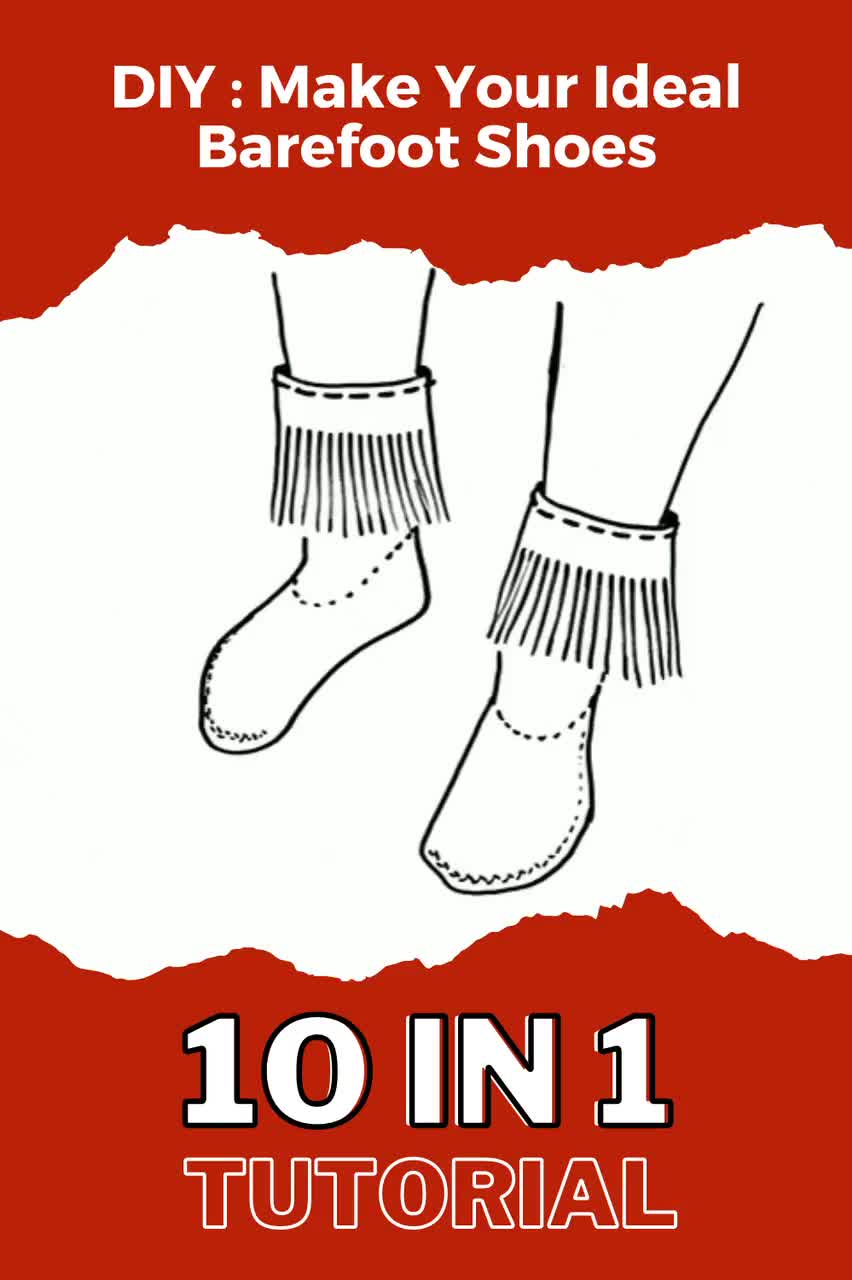 Make your own Foot-Shaped Work Boots! Instructional video. by