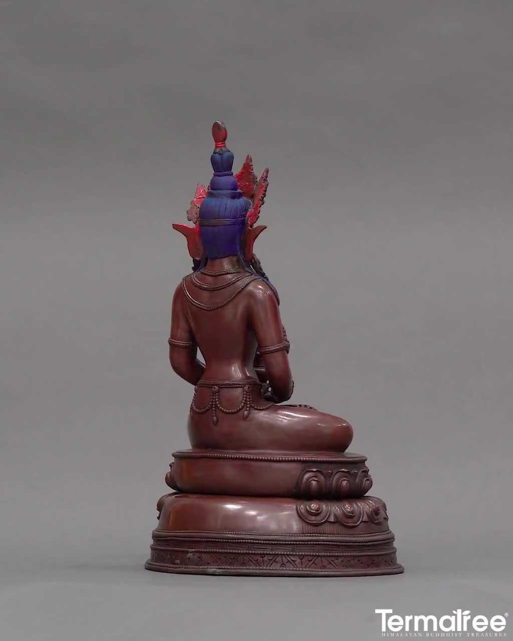 手彫りの銅製阿弥陀如来像 | ヒマラヤ美術 - Etsy 日本