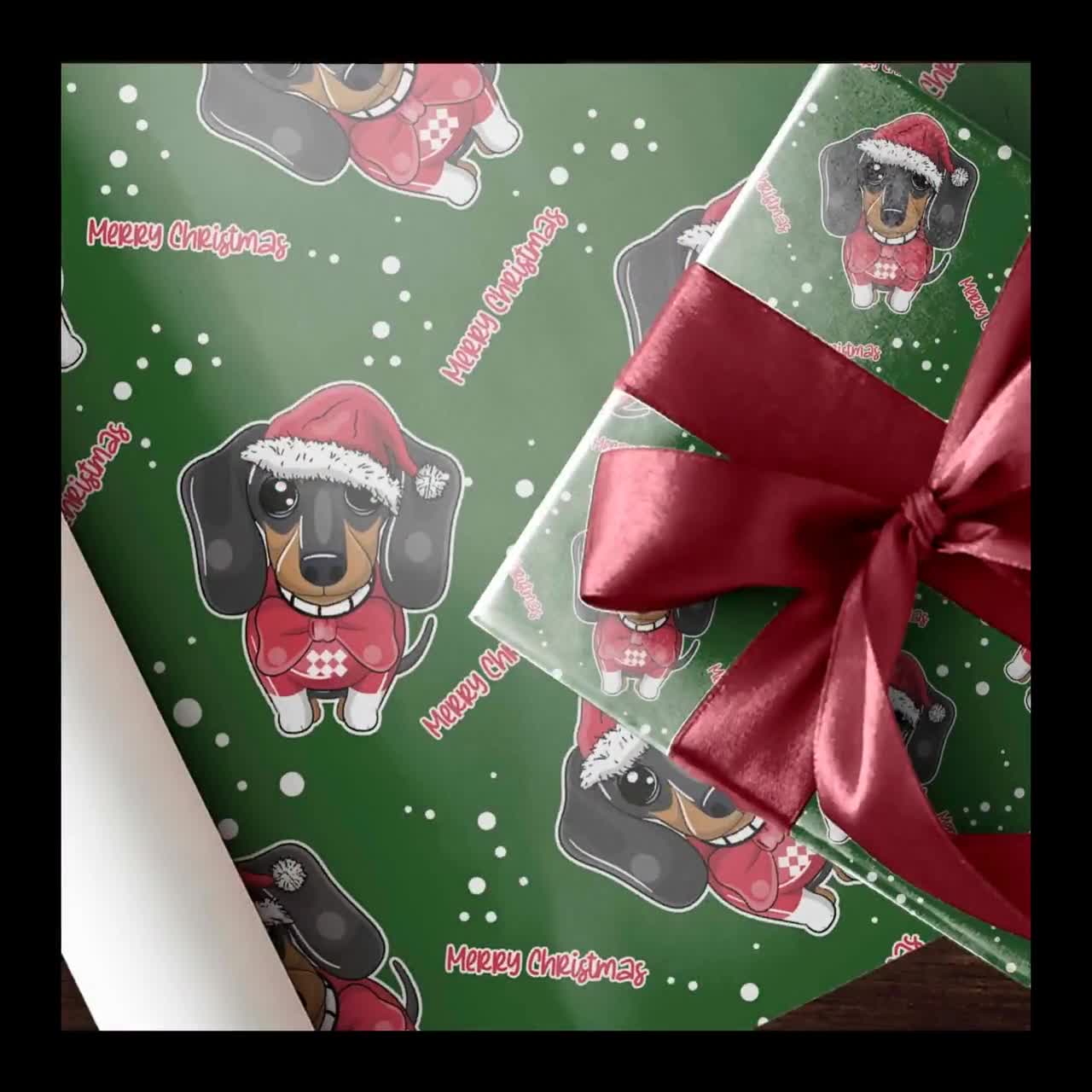 Festive Buffalo Plaid Sasquatch Xmas Luxury Gift Wrap, Christmas