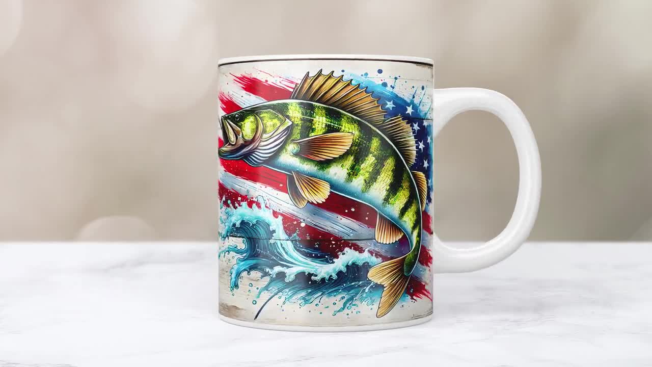 Tasse Pêcheur Humoristique Allemande Trendation - Cadeau Pour Pêche